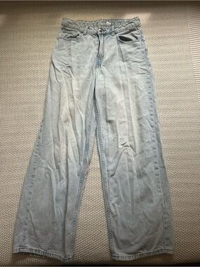H&M Light Blue Wide Leg Jeans
